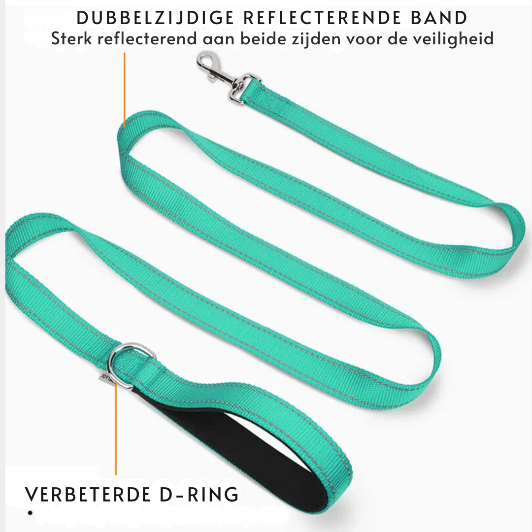 PetPetsy® Reflecterende Hondenriem met Harnashalsband