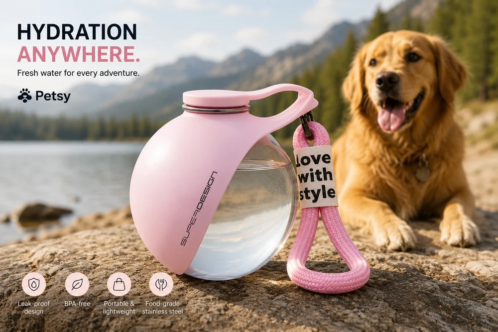 Hydration Anywhere™ | Portable Pet Water Bottle